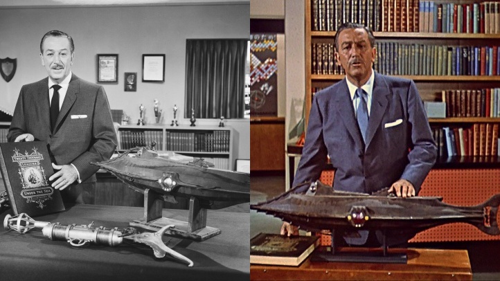 Lot 153. Walt Disney with Nautilus Model a-side