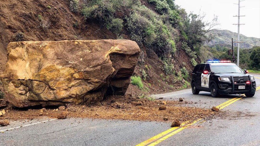 Malibu Canyon Road Boulder
