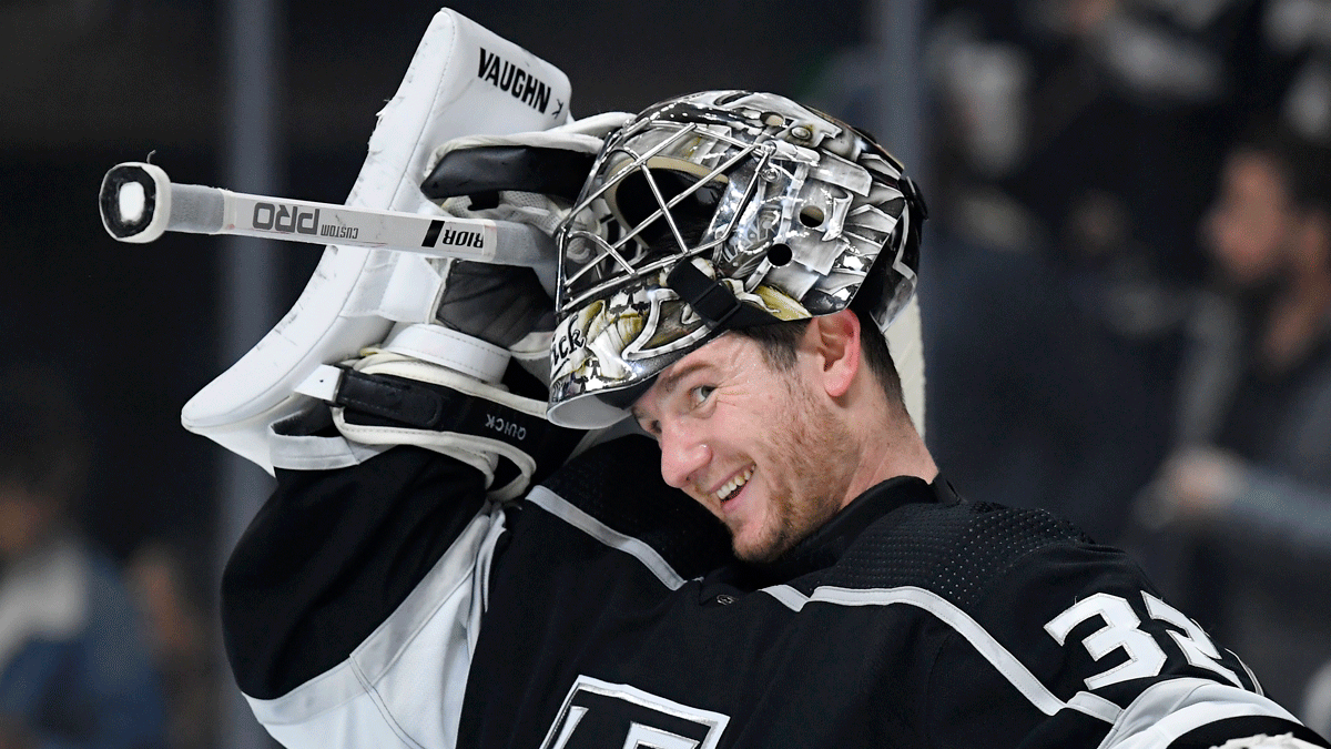 Jonathan Quick lights-out in winning his first start as a Ranger