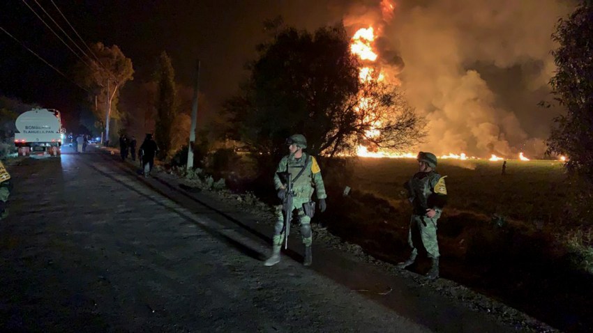 APTOPIX Mexico Pipeline Fire