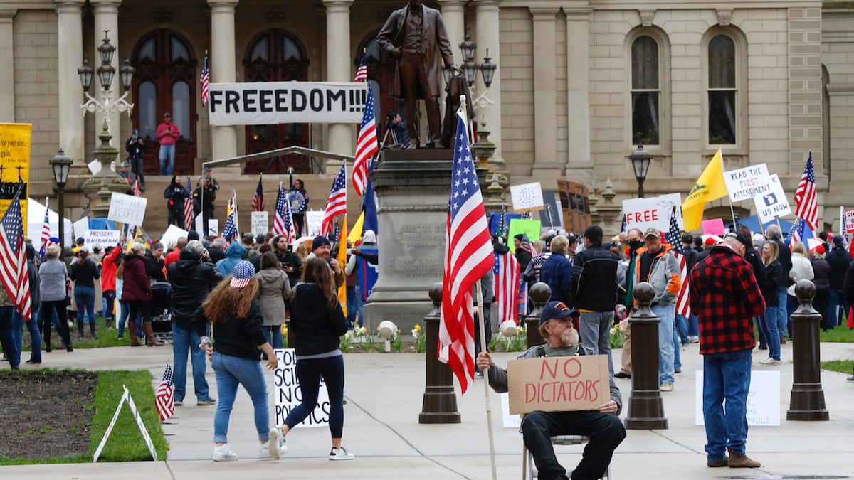 Michigan Militia Puts Armed Protest in the Spotlight 1