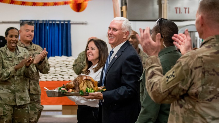 APTOPIX Iraq Pence Visit