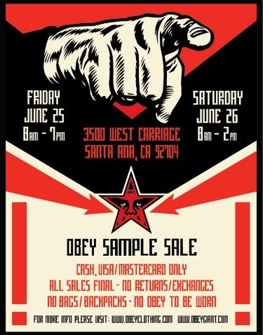ObeySampleSale