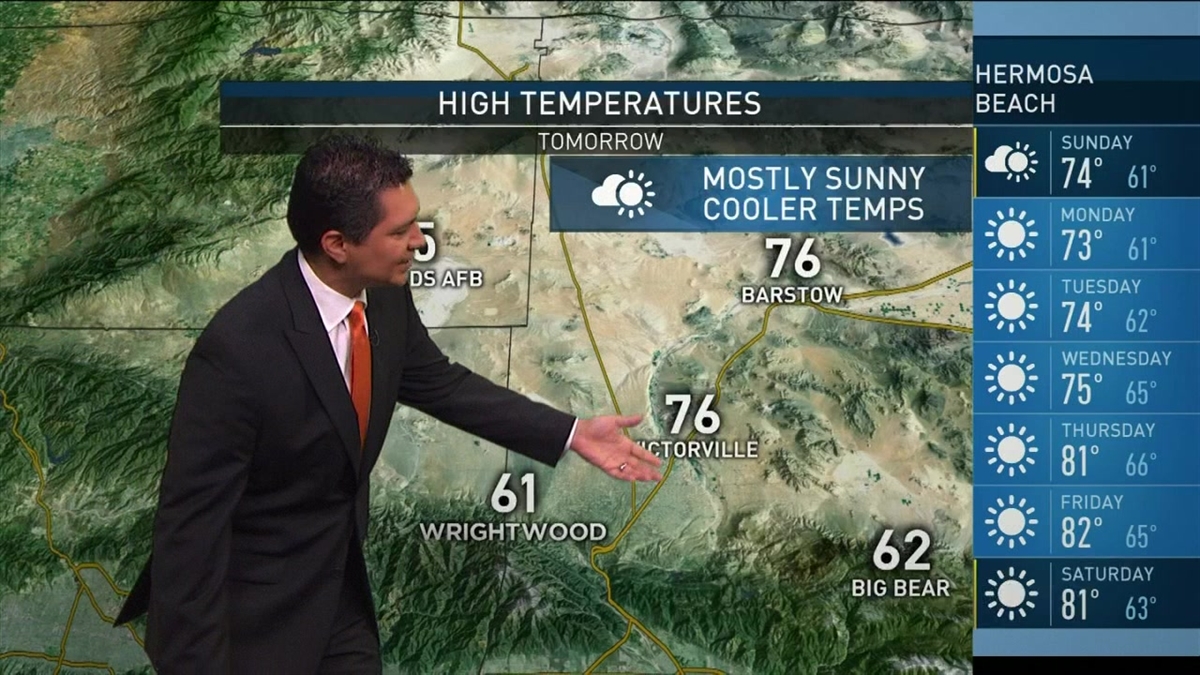 PM Forecast Fall Weather on the Way NBC Los Angeles