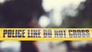 Generic image of police yellow tape.