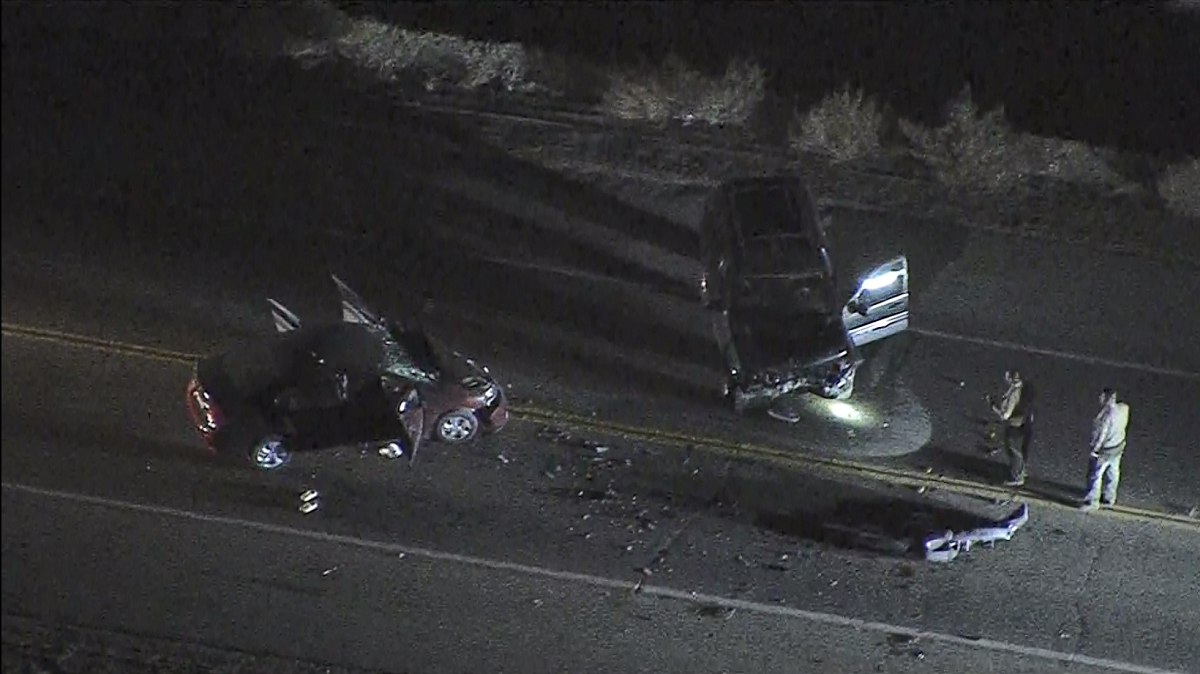 Suspected DUI Driver Arrested After HeadOn Crash Injures 5 in Palmdale