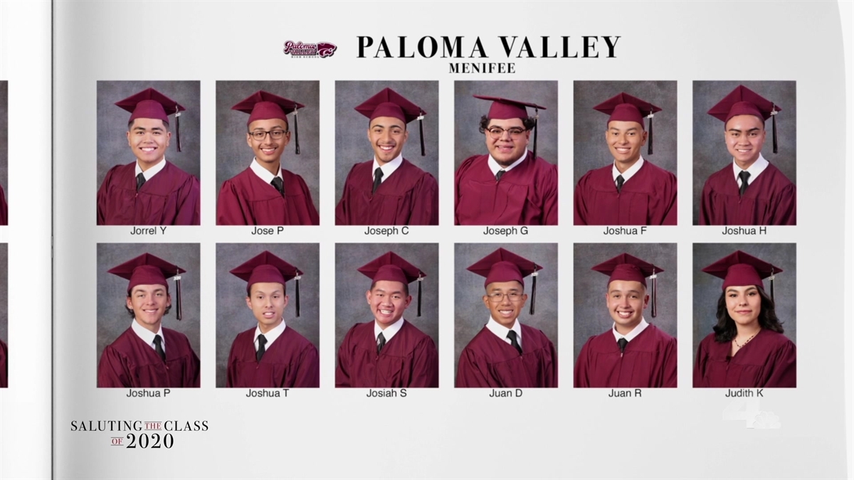 Saluting the Class of 2020 — Paloma Valley High School NBC Los Angeles