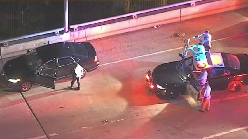 Police Chase Ends Near Downtown La Nbc Los Angeles 