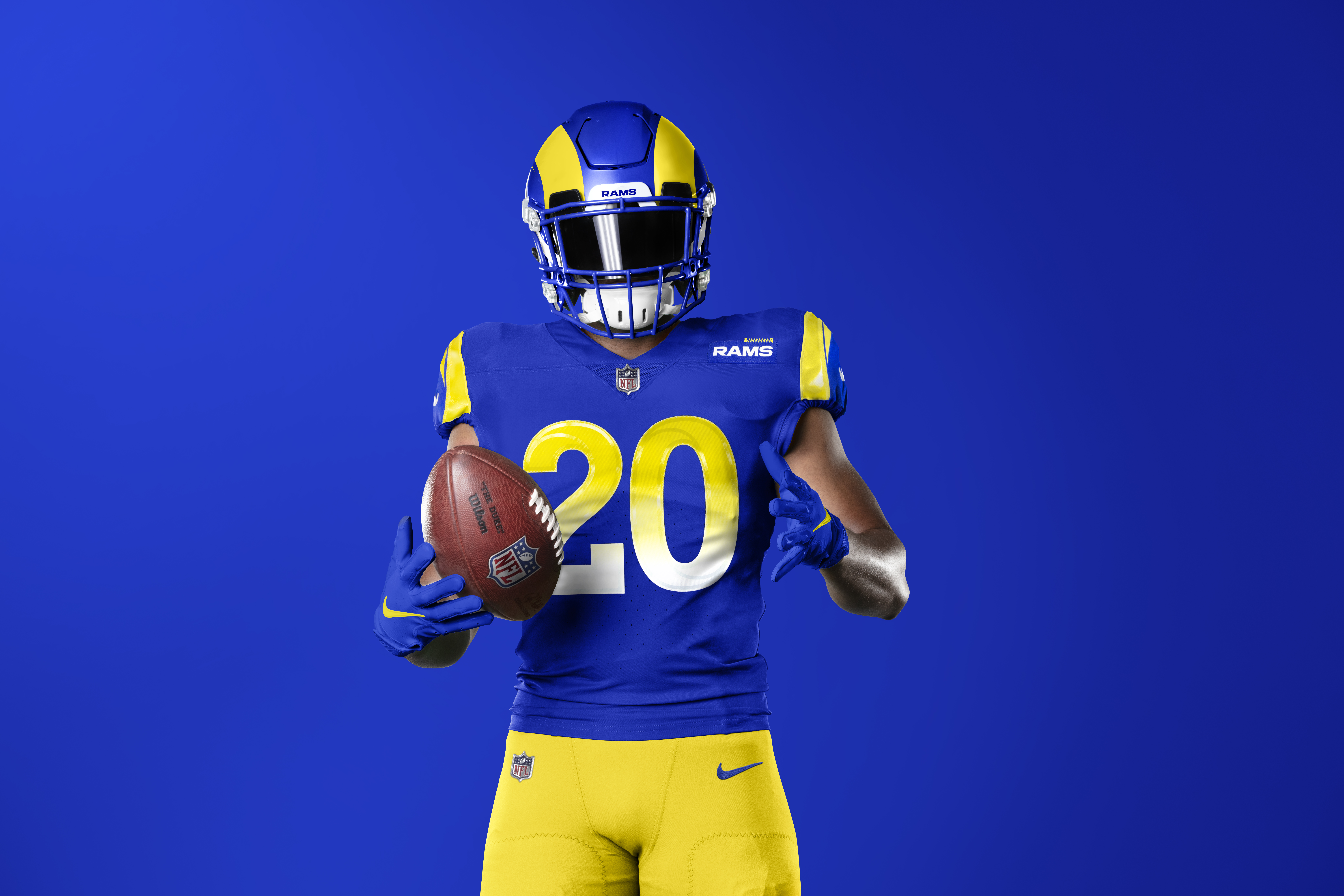 Los Angeles Rams Uniform Football Leggings for Men
