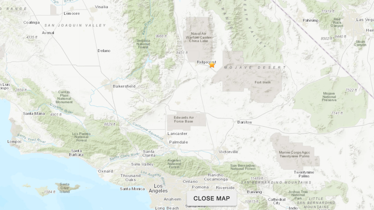 5.5-Magnitude Earthquake in Ridgecrest Felt All the Way to Hollywood