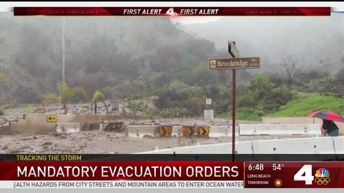 Some Residents Stay Amid Duarte Evacuations in Storm NBC Los Angeles