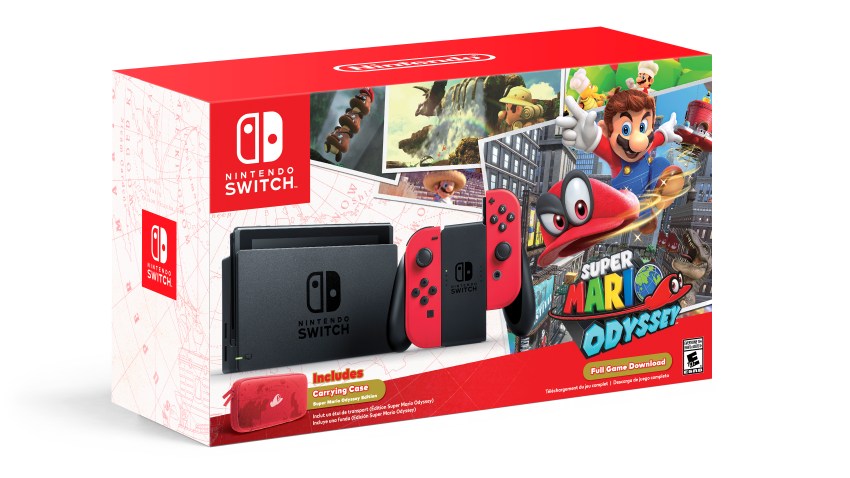 Nintendo Switch Super Mario Odyssey Edition Bundle