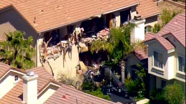 Sylmar House standoff destroyed