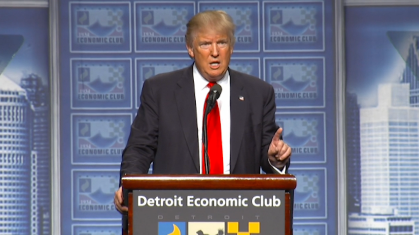 Trump Detroit Club Speech