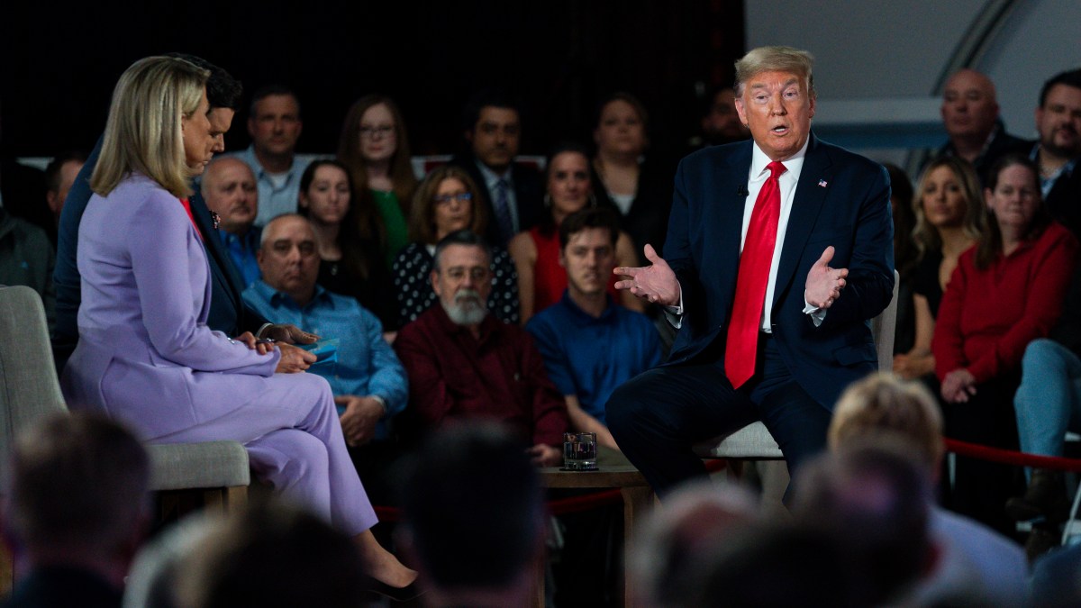 Trump Defends His Rhetoric in 1st TV Town Hall of 2020 1