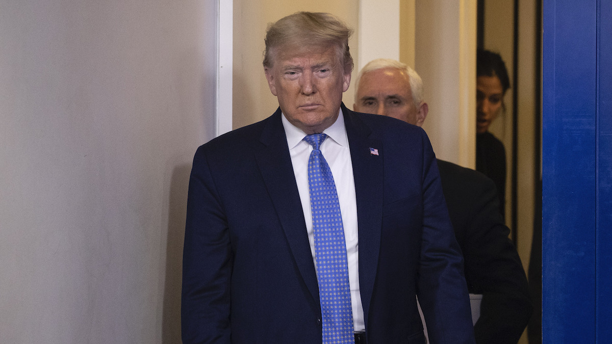 White House Acts to Protect Trump During Virus Outbreak 1
