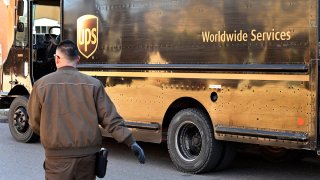 UPS truck driver