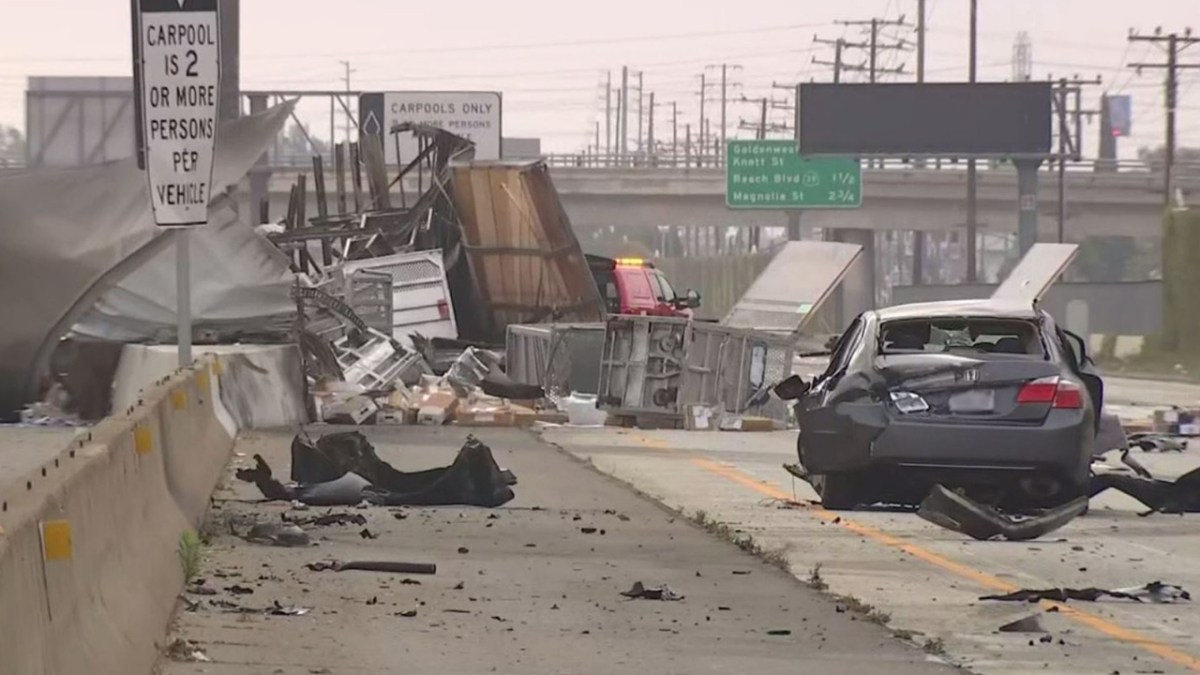 USPS Driver Killed in OC 22 Freeway Crash NBC Los Angeles