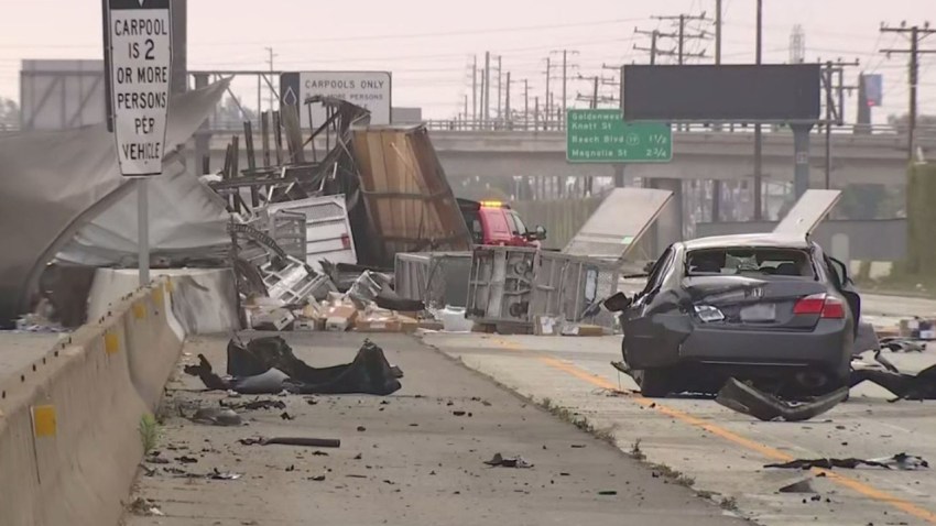 Usps Driver Killed In Oc 22 Freeway Crash Nbc Los Angeles