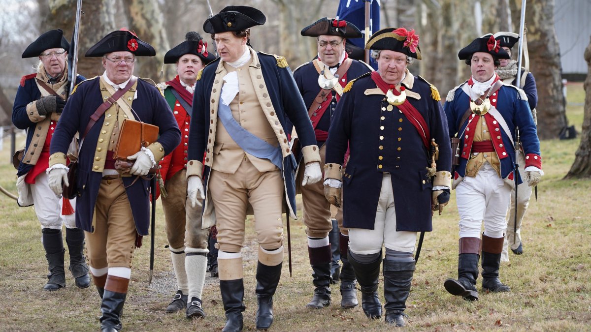 Washington Crosses Delaware River in Christmas Reenactment NBC