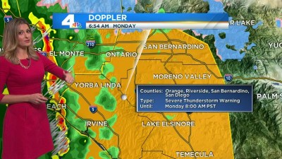 Am Forecast Winter Storm Warning Nbc Los Angeles