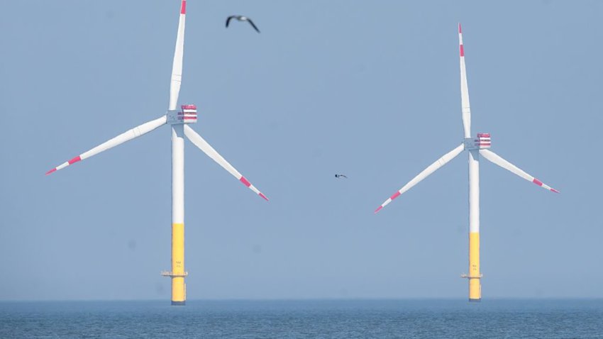 File photo of an offshore wind farm.