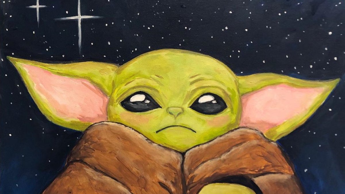Paint Baby Yoda While Sipping a Pint – NBC Los Angeles