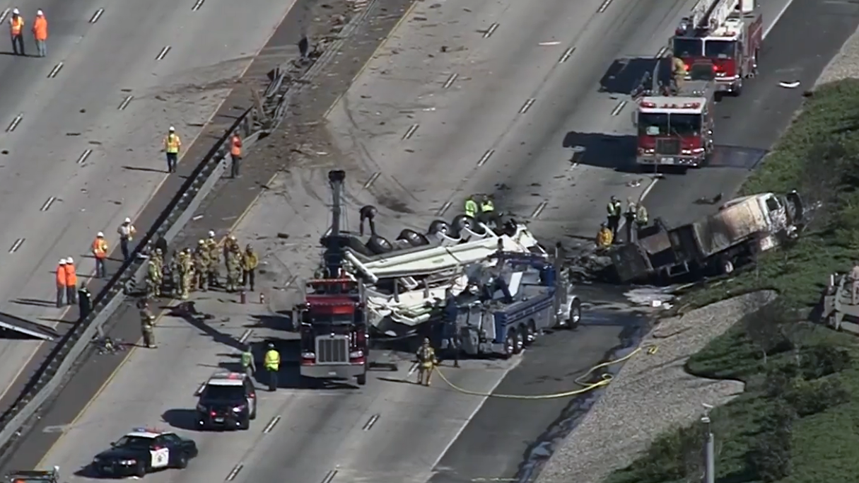 At Least Five Killed In Fiery Crash On 10 Freeway In Rialto – NBC Los ...