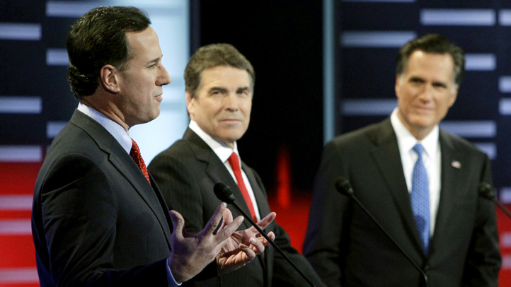 Santorum - Perry - Romney