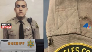 Former Los Angeles County Sheriff’s Deputy Angel Reinosa was arrested on Thursday, Jan. 16, 2020 on charges in connection with fabricating a story about being shot by a sniper in 2018.