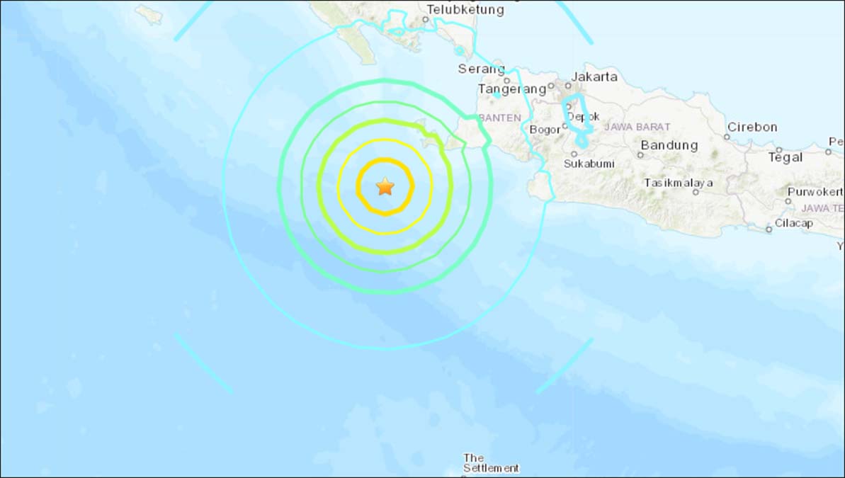Strong Earthquake Strikes Off Coast of Indonesia's Java ...