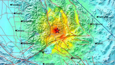Largest magnitude earthquake in los angeles