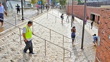 APTOPIX UCLA Flooding