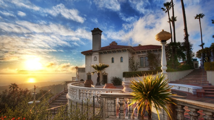 hearstcastlesunset1