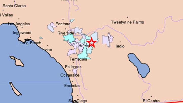 Earthquake california hemet