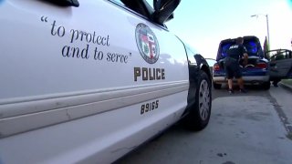 LAPD police car