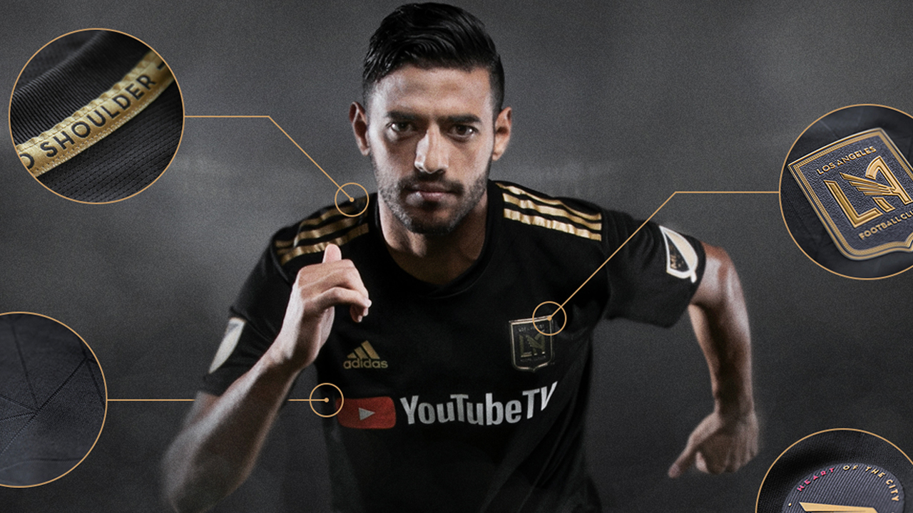 2018 Los Angeles FC Authentic Home Jersey Small Player Issue Inaugural MLS  NEW