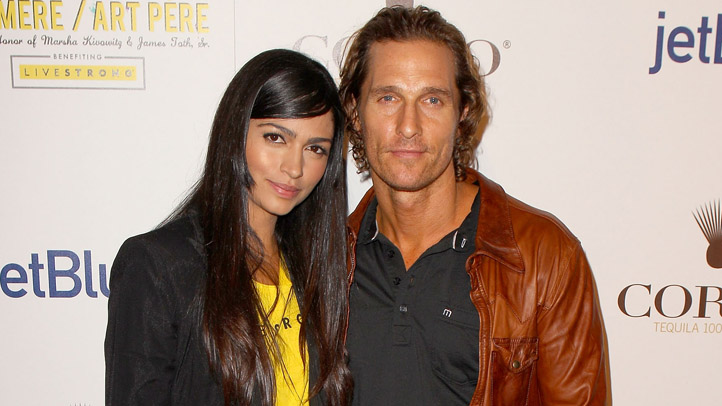 Model Camila Alves Matthew McConaughey