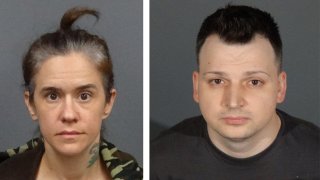 mug shots of two parents