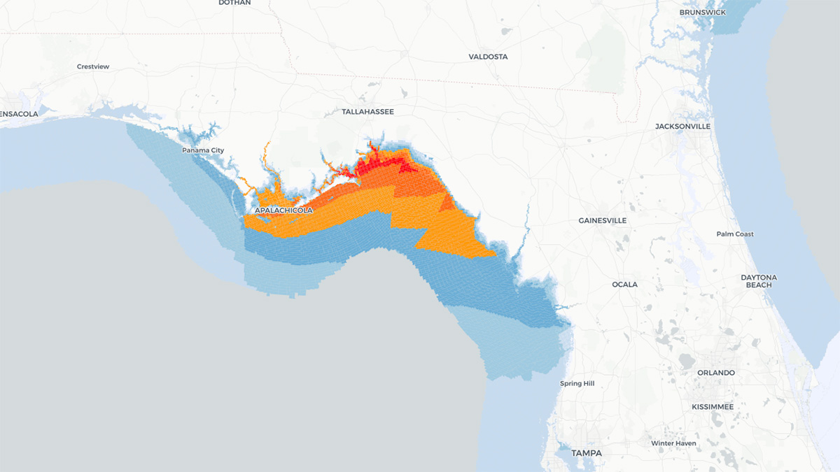 Interactive Hurricane Michael Path, Rainfall and Storm Surge Maps