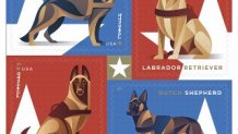 military working dogs stamps