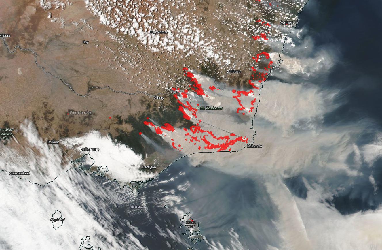 Smoke And Fire From Space Wildfire Images From Nasa Satellites Nbc Los Angeles 8809