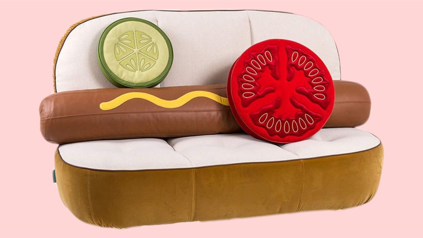 neiman marcus hot dog couch