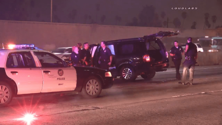 SUV Crashes on 101 Freeway After Police Chase – NBC Los Angeles