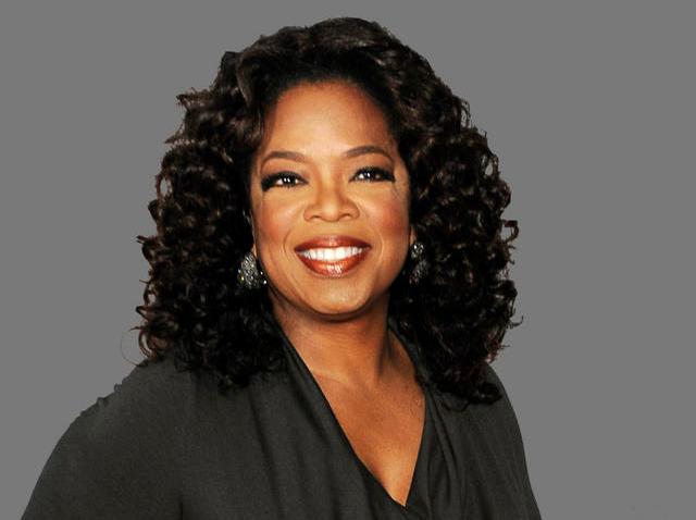 Opran Winfrey on background