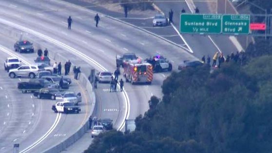 persecucion policial sun valley california