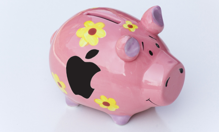 piggy bank apple