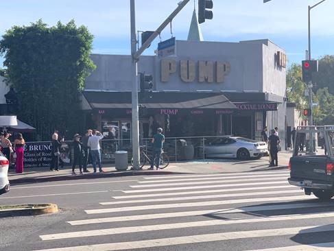 Ferrari Crashes Into Lisa Vanderpump's West Hollywood Restaurant