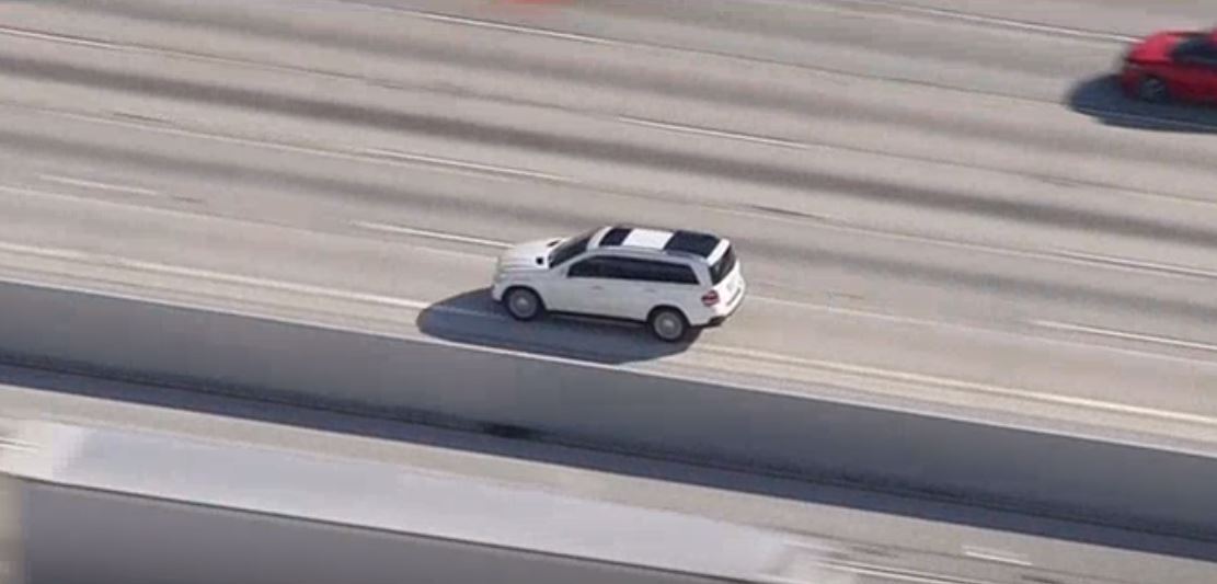 Police Chase SUV at High Speeds on San Fernando Valley Freeways NBC