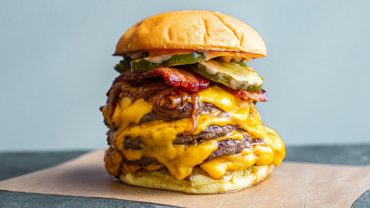 There’s a New Fancy, Four-Patty Burger in Town – NBC Los Angeles